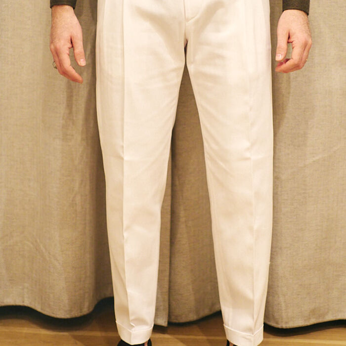 Pantalone Pocket Bianco Officina Milanese