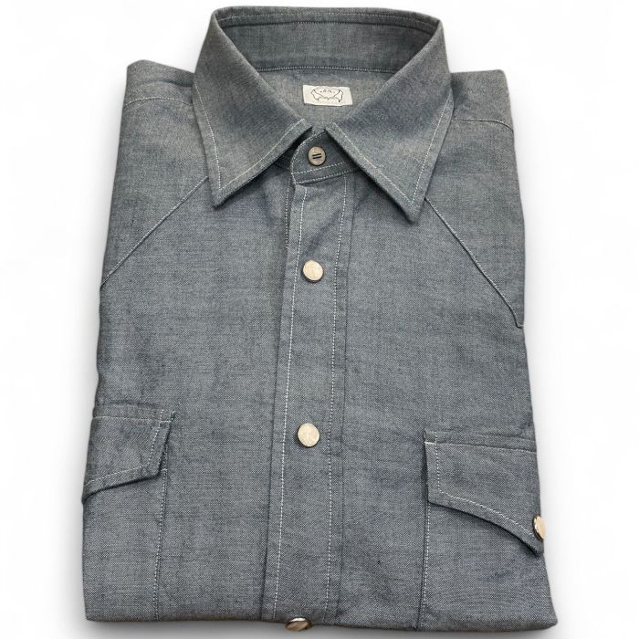 Texana denim  chambray 10ac – Camice – Alessandro Gherardi